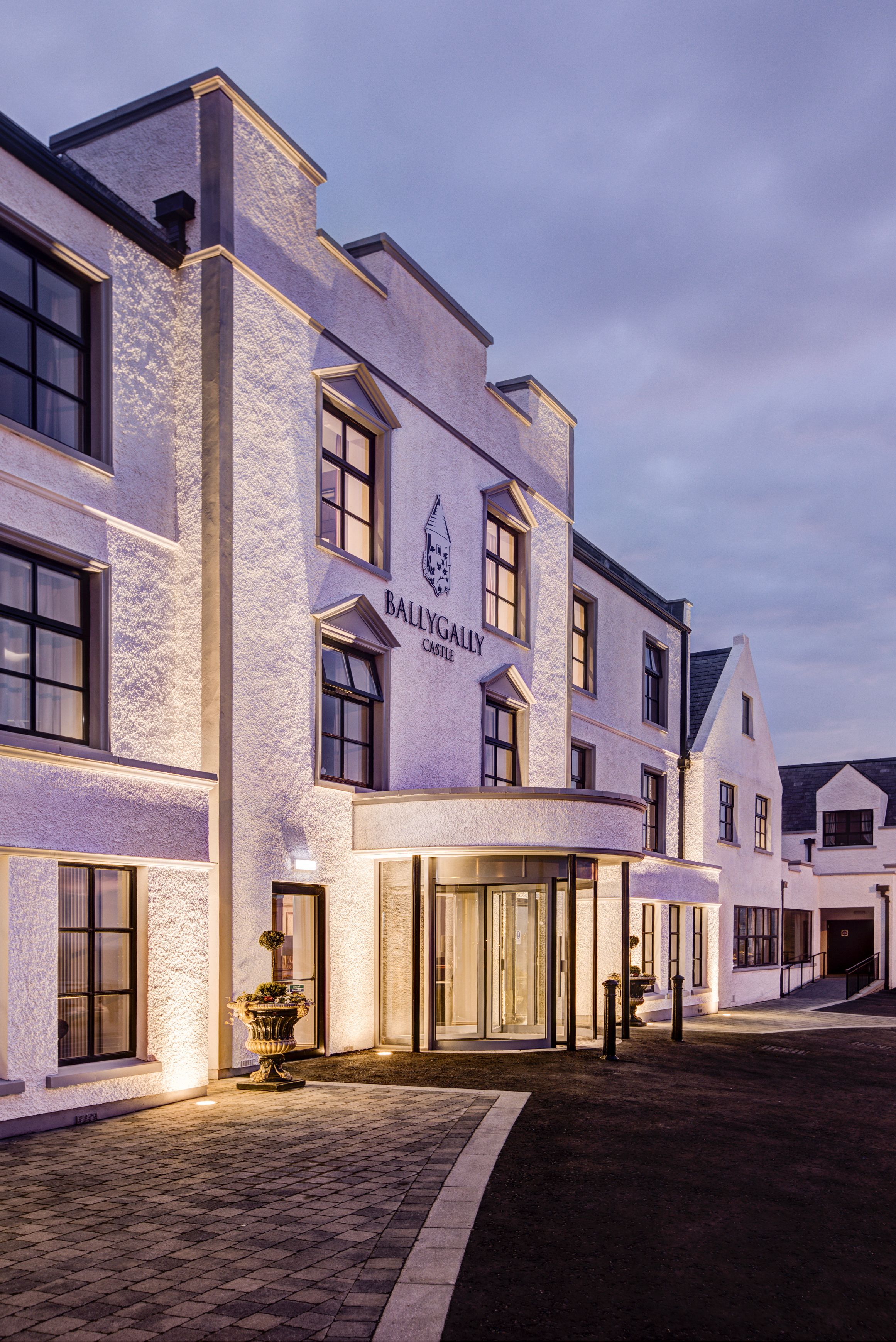 front of property – evening/night