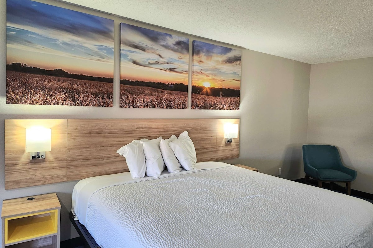 책상, 다리미/다리미판, 무료 유아용 침대, 간이 침대