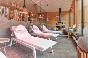 Sauna, hot tub, steam room, deep-tissue massages, Swedish massages - Boutique Hotel Beau-Sejour & Spa (Champery)