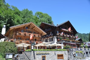 Façade de l’hébergement