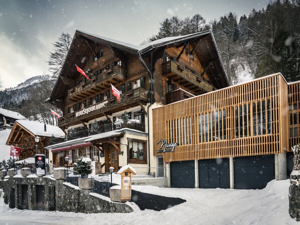 Façade de lâhĂ©bergement