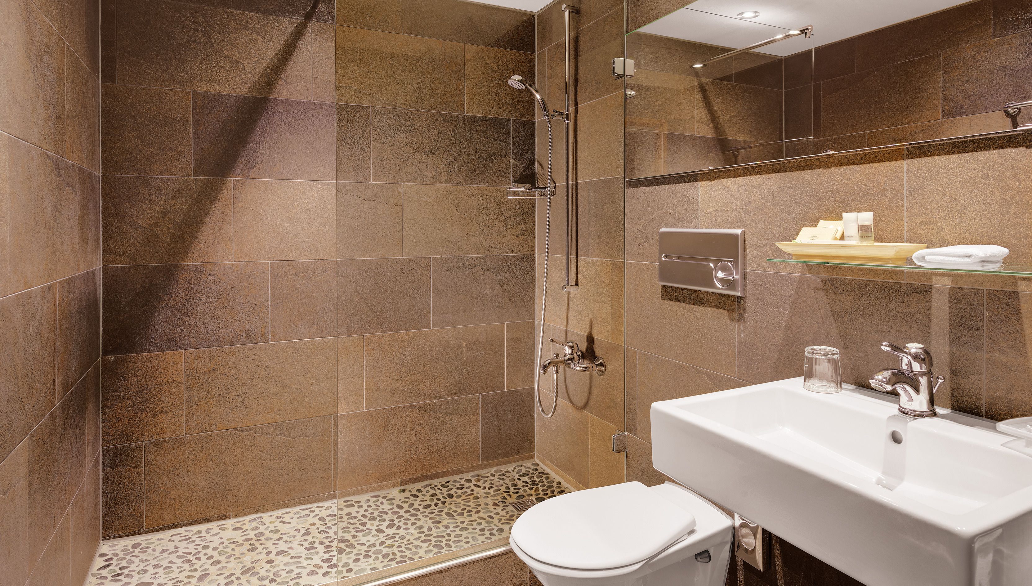 hair dryer, bathrobes, slippers, towels