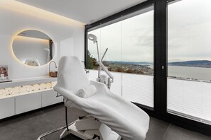Behandlungsräume für Paare, Sauna, Whirlpool, Dampfbad