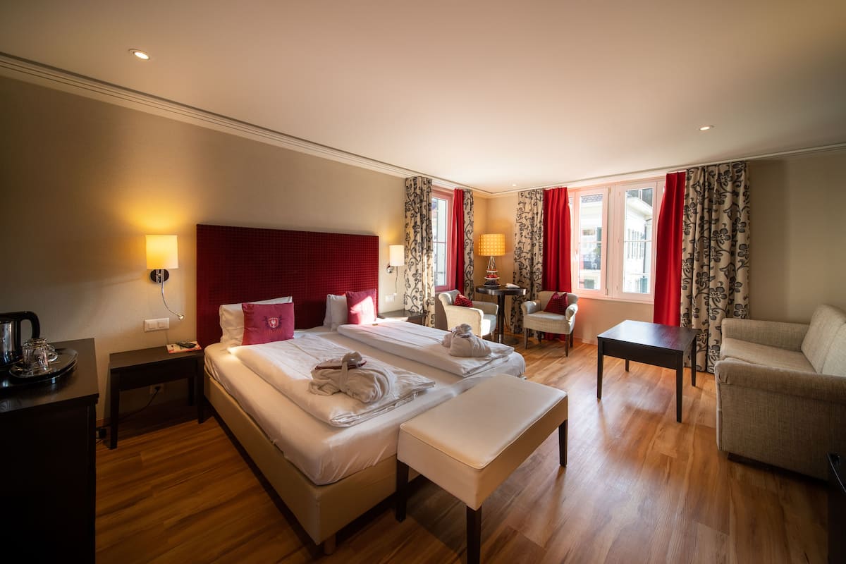 superior twin room | hypo-allergenic bedding, in-room safe, blackout curtains, soundproofing