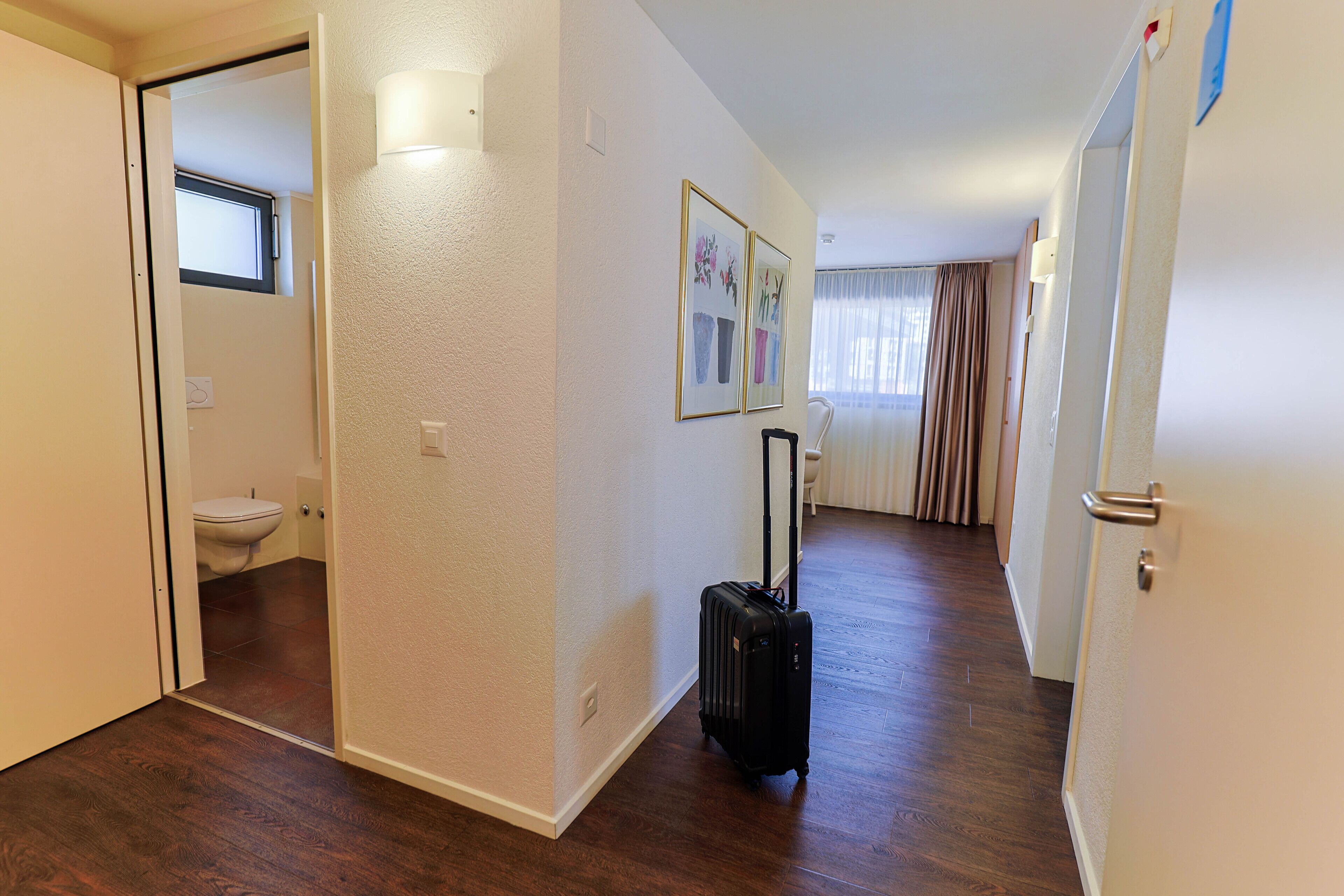 panorama deluxe, balcony | living area | flat-screen tv