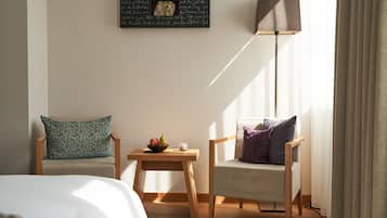 Habitación doble superior, vista a la montaña | Ropa de cama de alta calidad y edredón