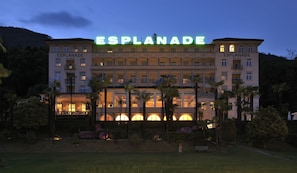 Front of property - evening/night