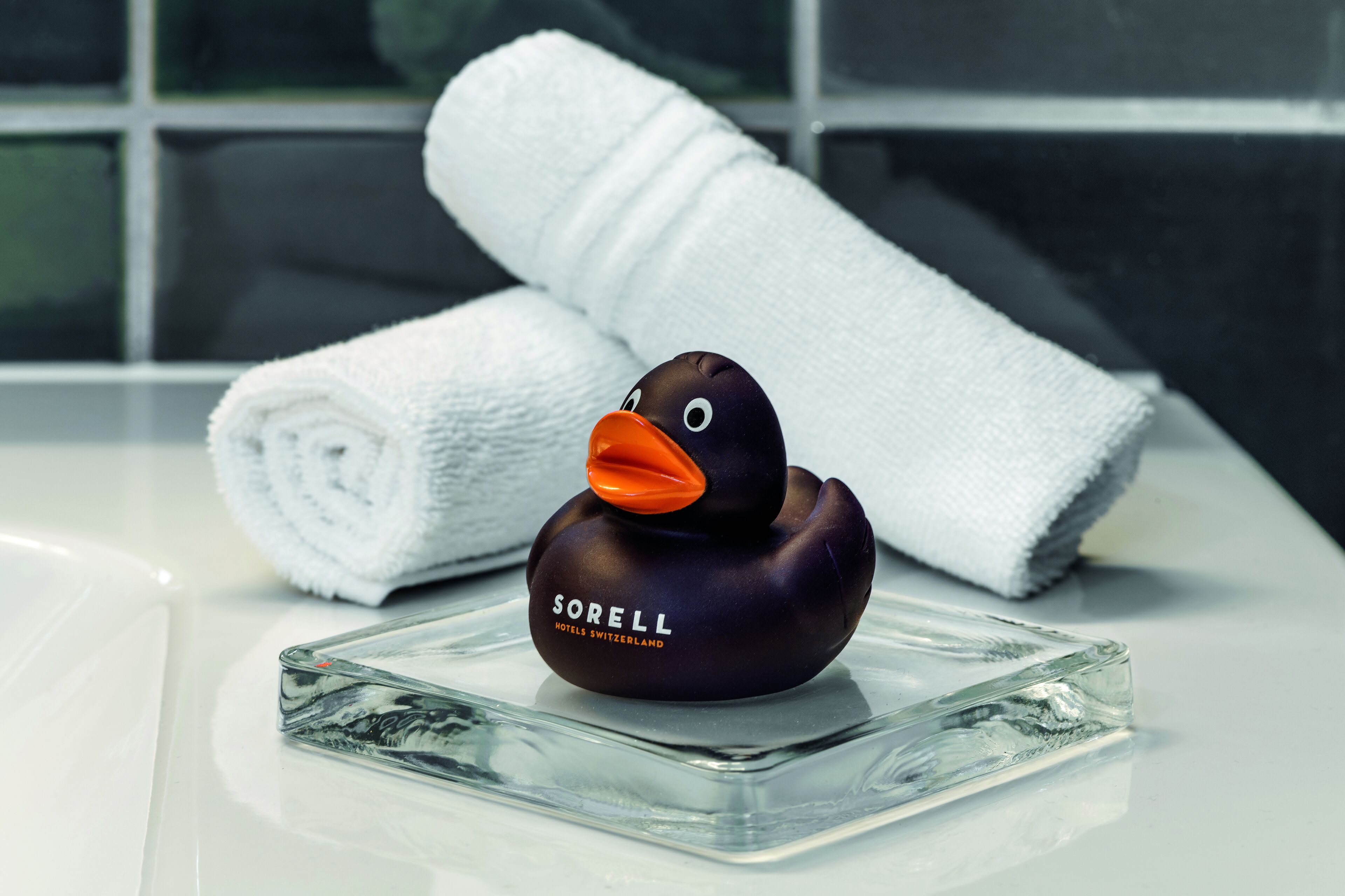 free toiletries, hair dryer, towels