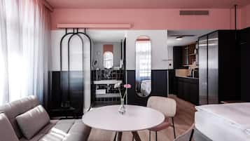 Literie de qualité supérieure, minibar, coffres-forts dans les chambres