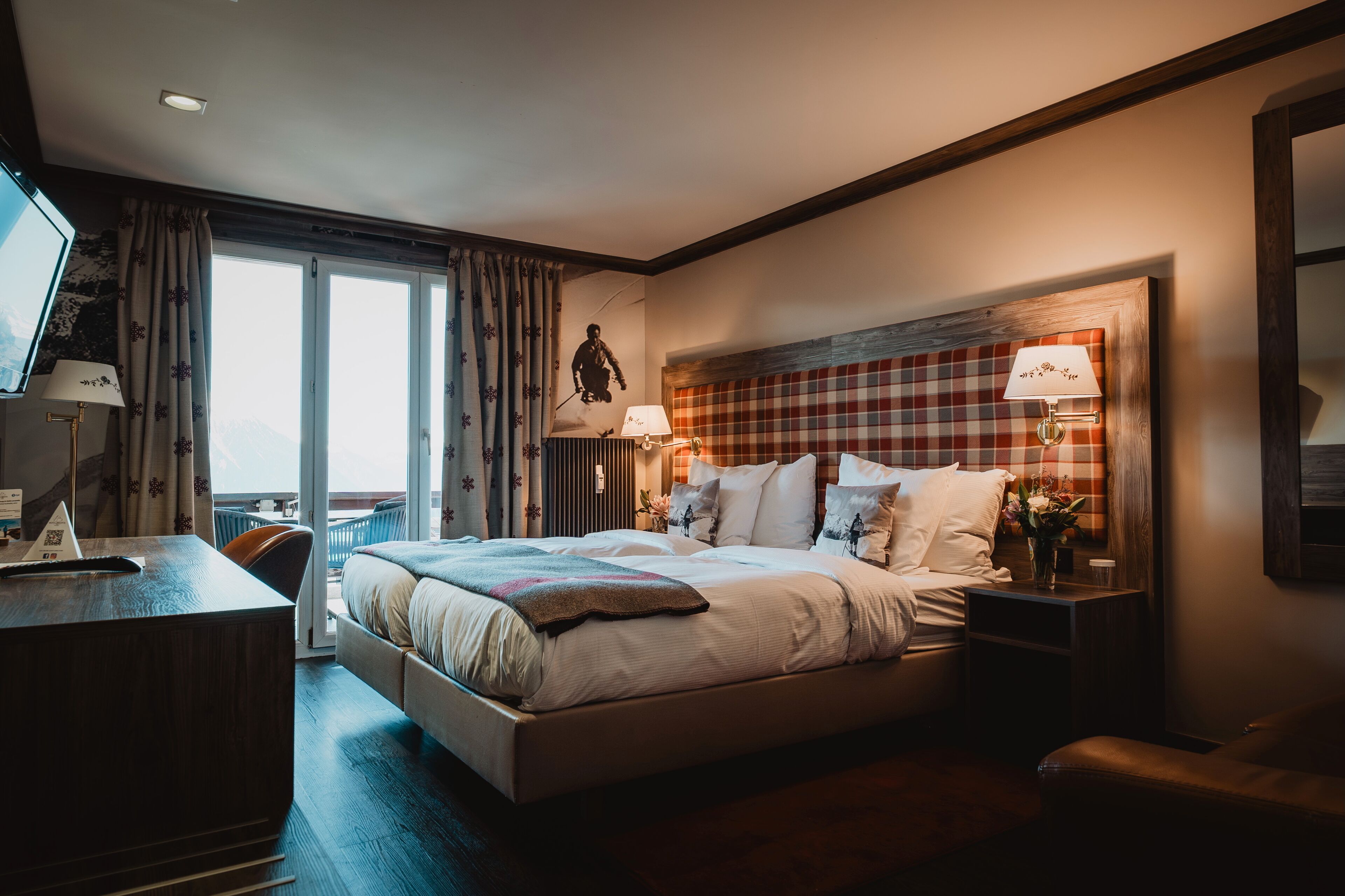 Doppel- oder Zweibettzimmer (Panorama)