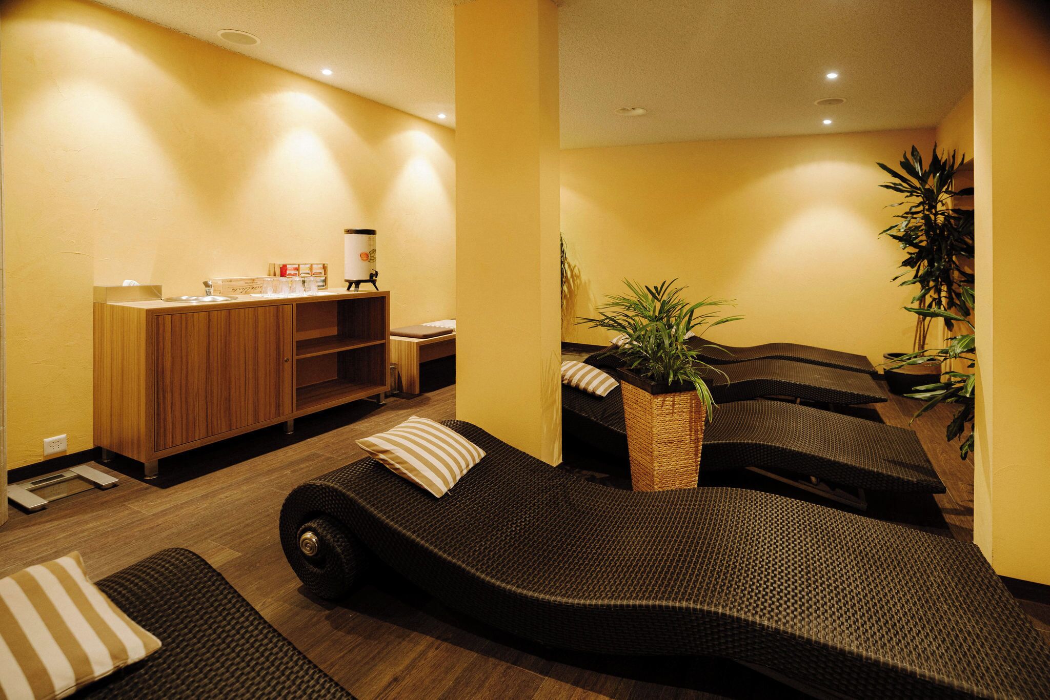 manicures and pedicures, massages