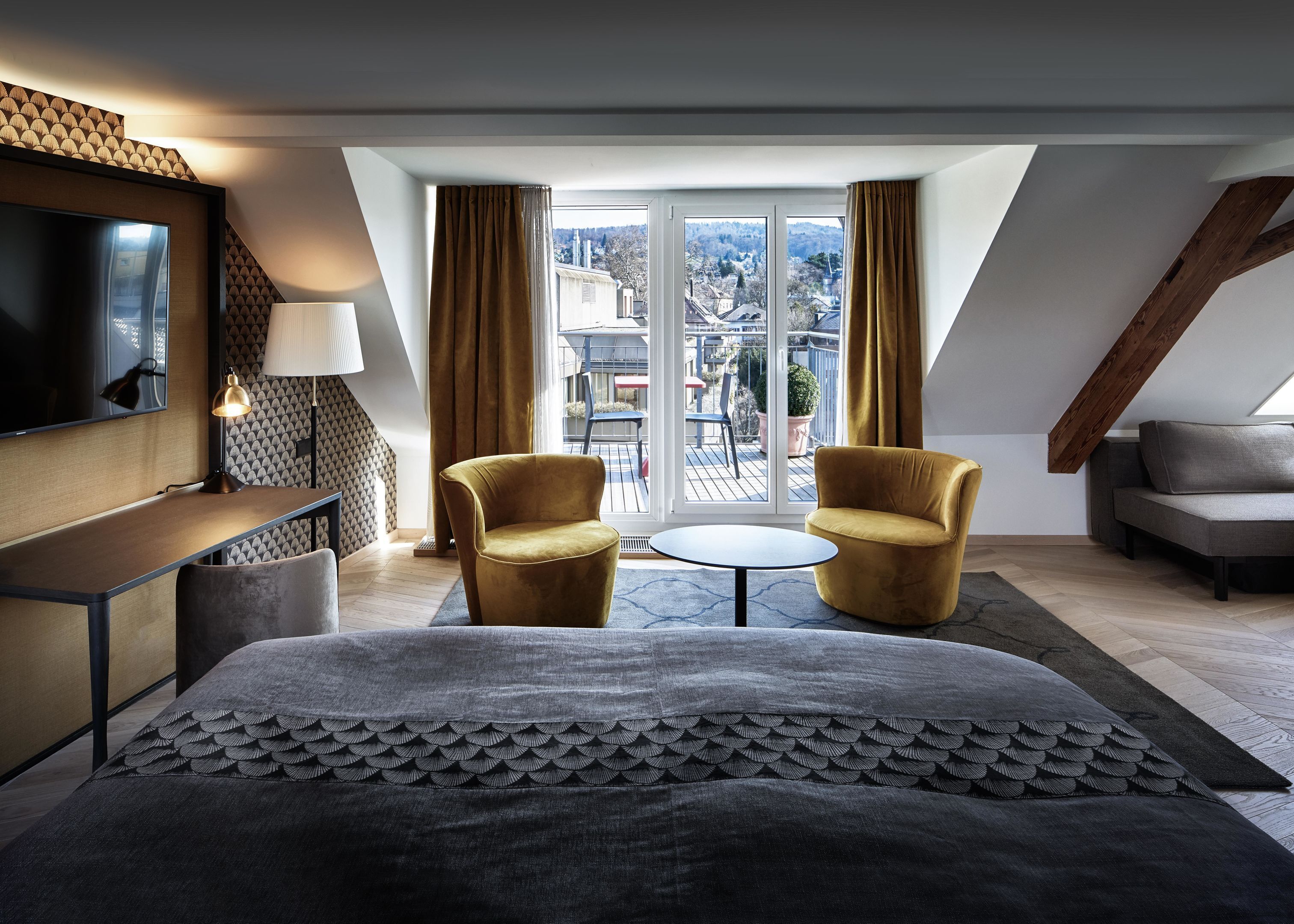 Chambre Deluxe avec lits jumeaux, terrasse
