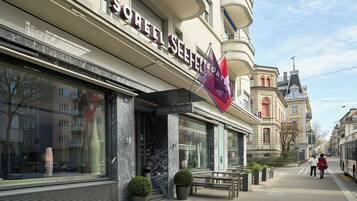 Façade de lâhĂ©bergement