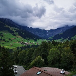 Blick vom Balkon