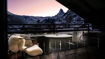 Penthouse Deluxe Suite Matterhorn View | Ausblick vom Zimmer