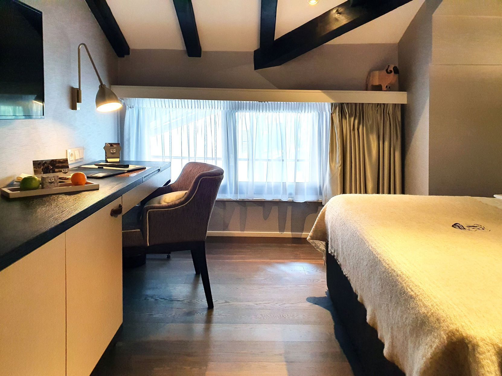 Literie de qualité supérieure, mini-bar avec articles gratuits