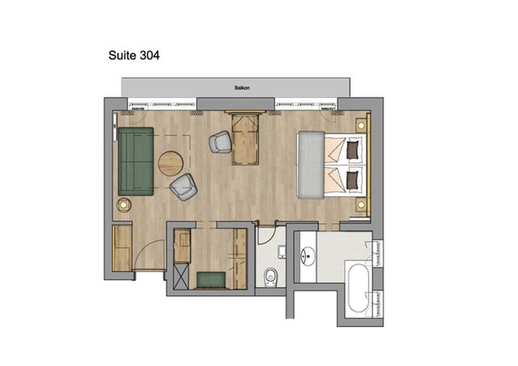junior suite | floor plan