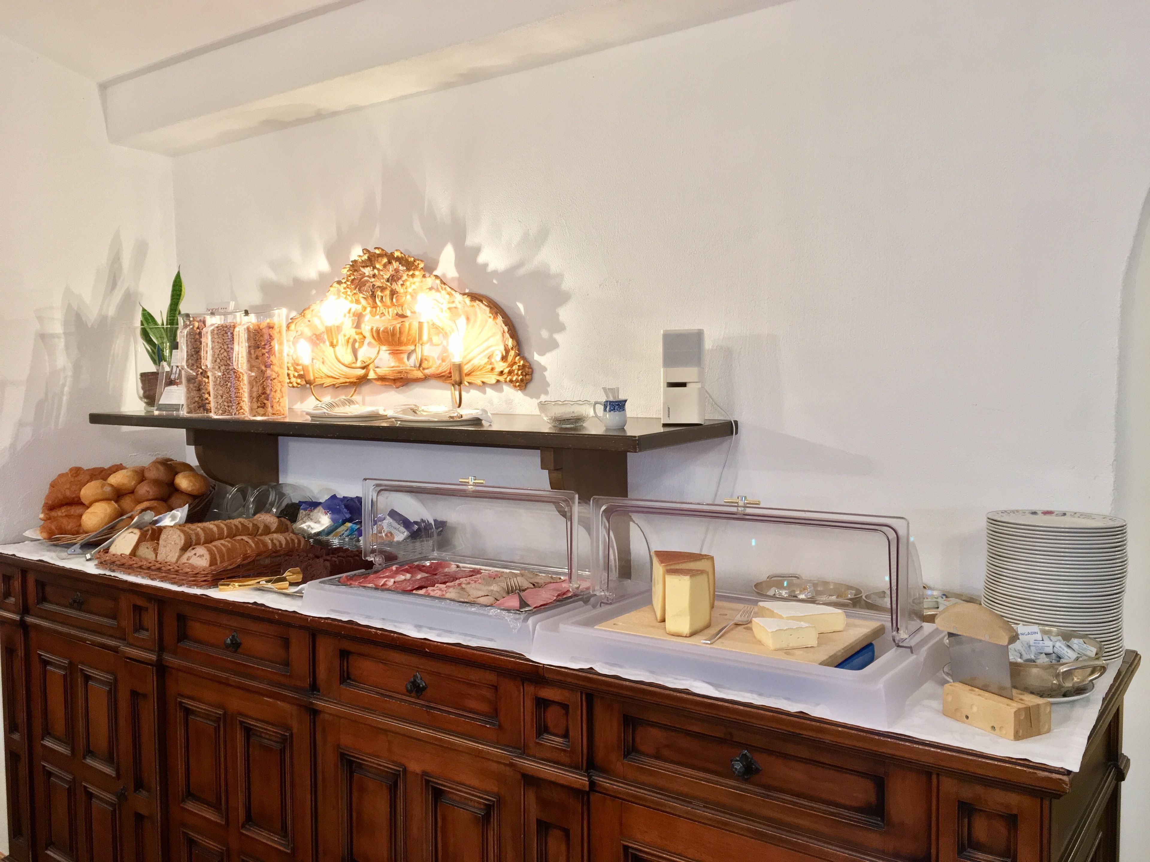 daily buffet breakfast (chf 15 per person)