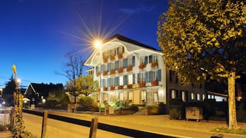 Front of property – evening/night
