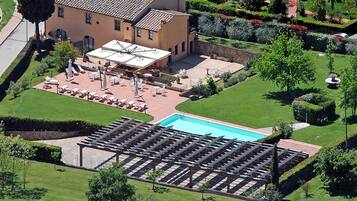 Blick von der Unterkunft