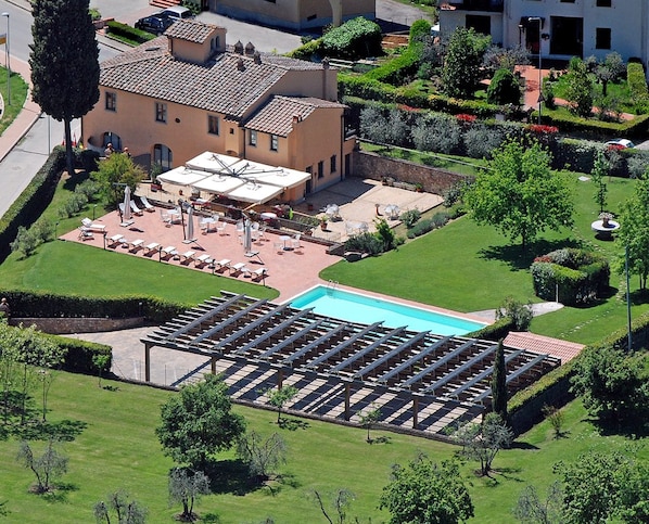 Blick von der Unterkunft