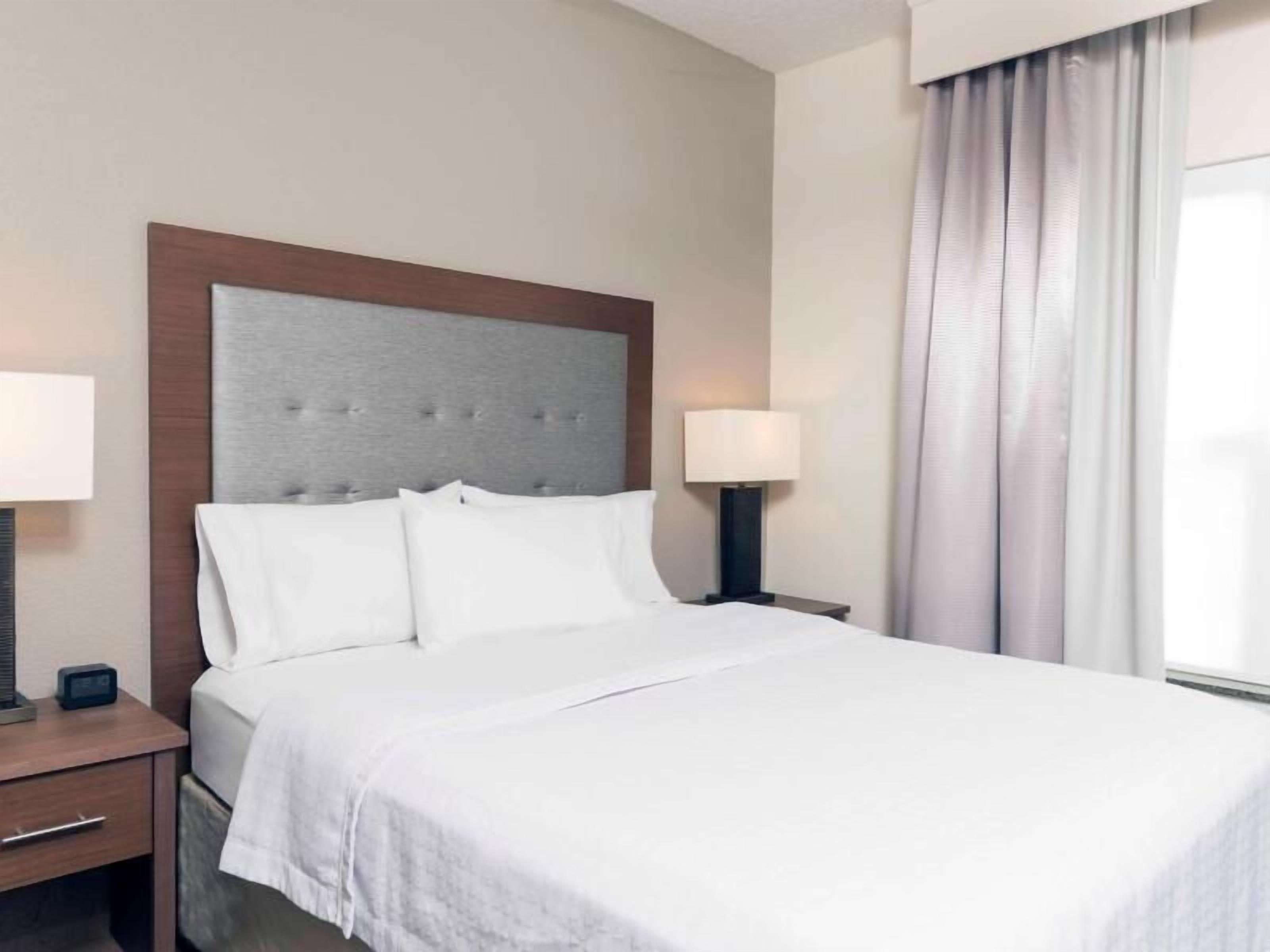 In-room safe, desk, laptop workspace, blackout drapes