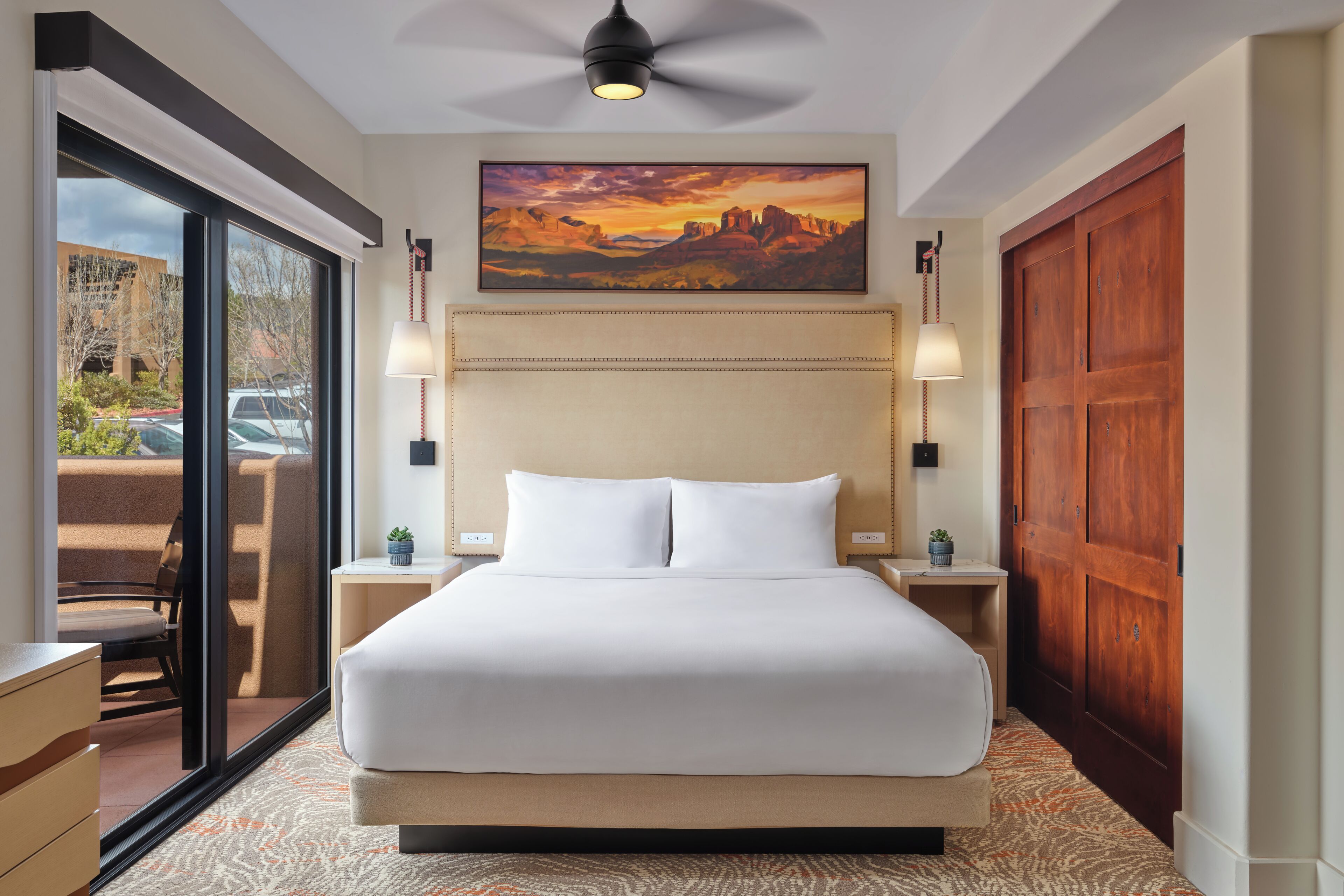 Premium bedding, pillow-top beds, in-room safe, blackout curtains