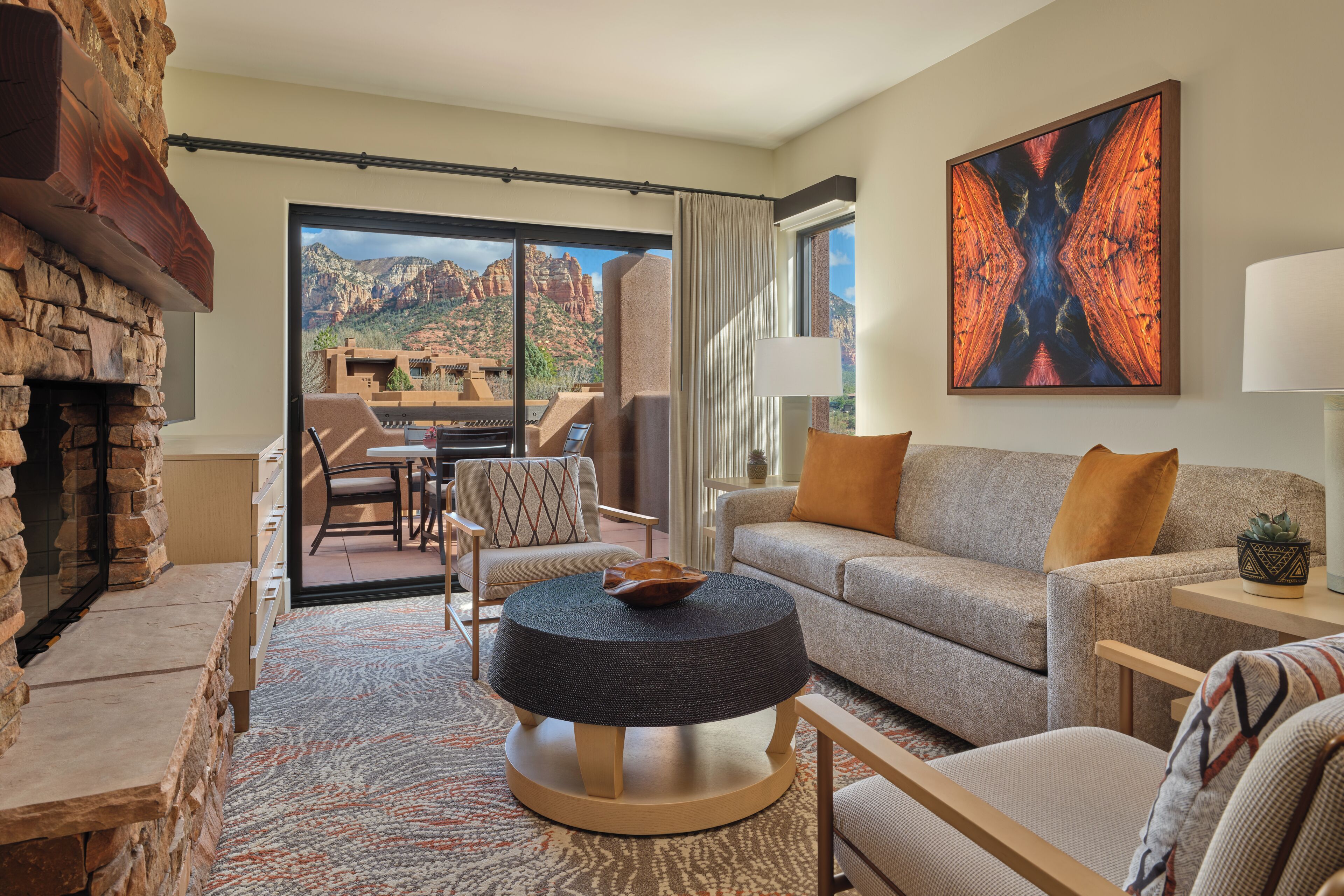 55-inch TV with cable channels