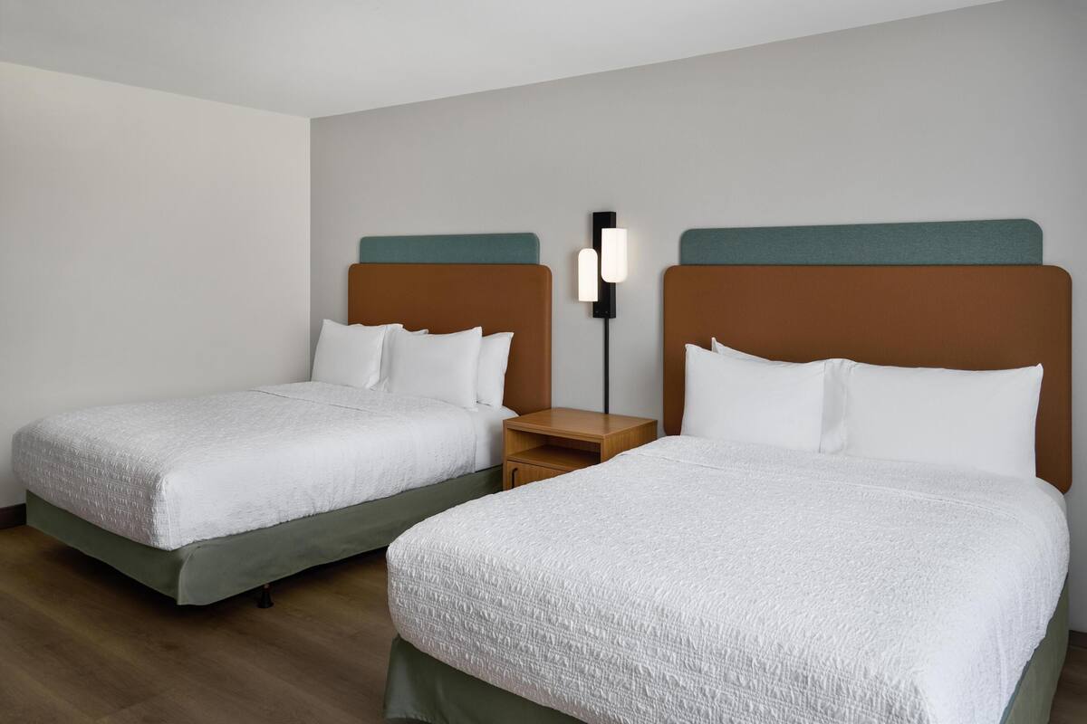 Room, 2 Queen Beds, Accessible, Bathtub | In-room safe, desk, iron/ironing board, cribs (free)