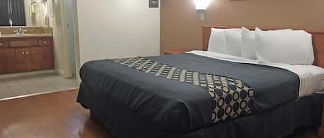 Desk, iron/ironing board, free WiFi, bed sheets