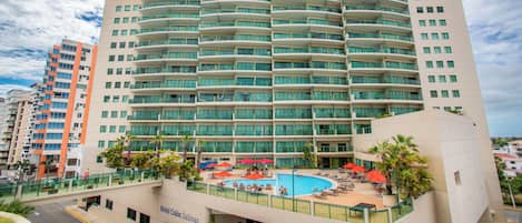 Voorkant van accommodatie