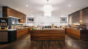 Daily buffet breakfast for a fee