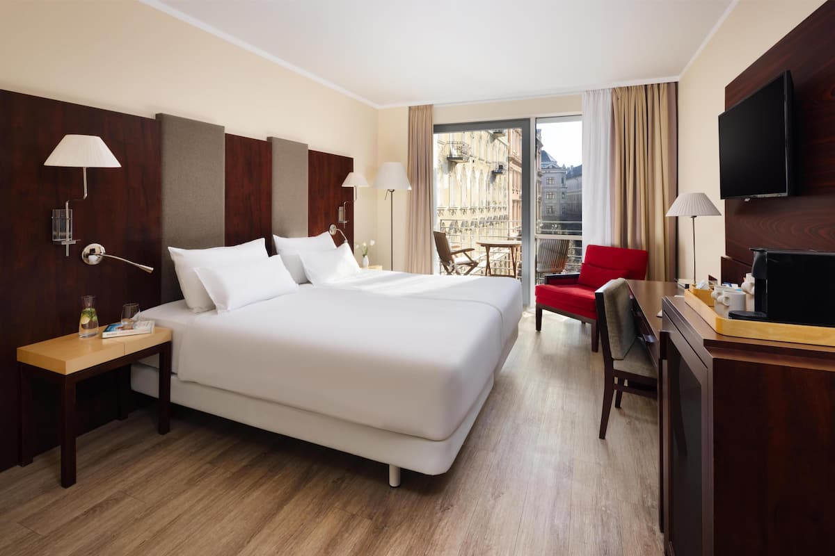 Hypo-allergenic bedding available, minibar, in-room safe, desk