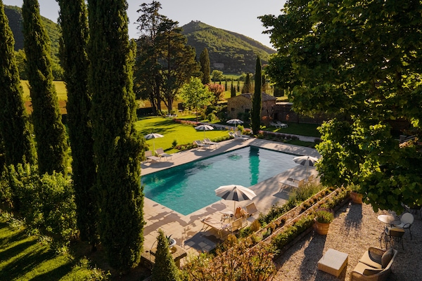 Außenpool, Liegestühle