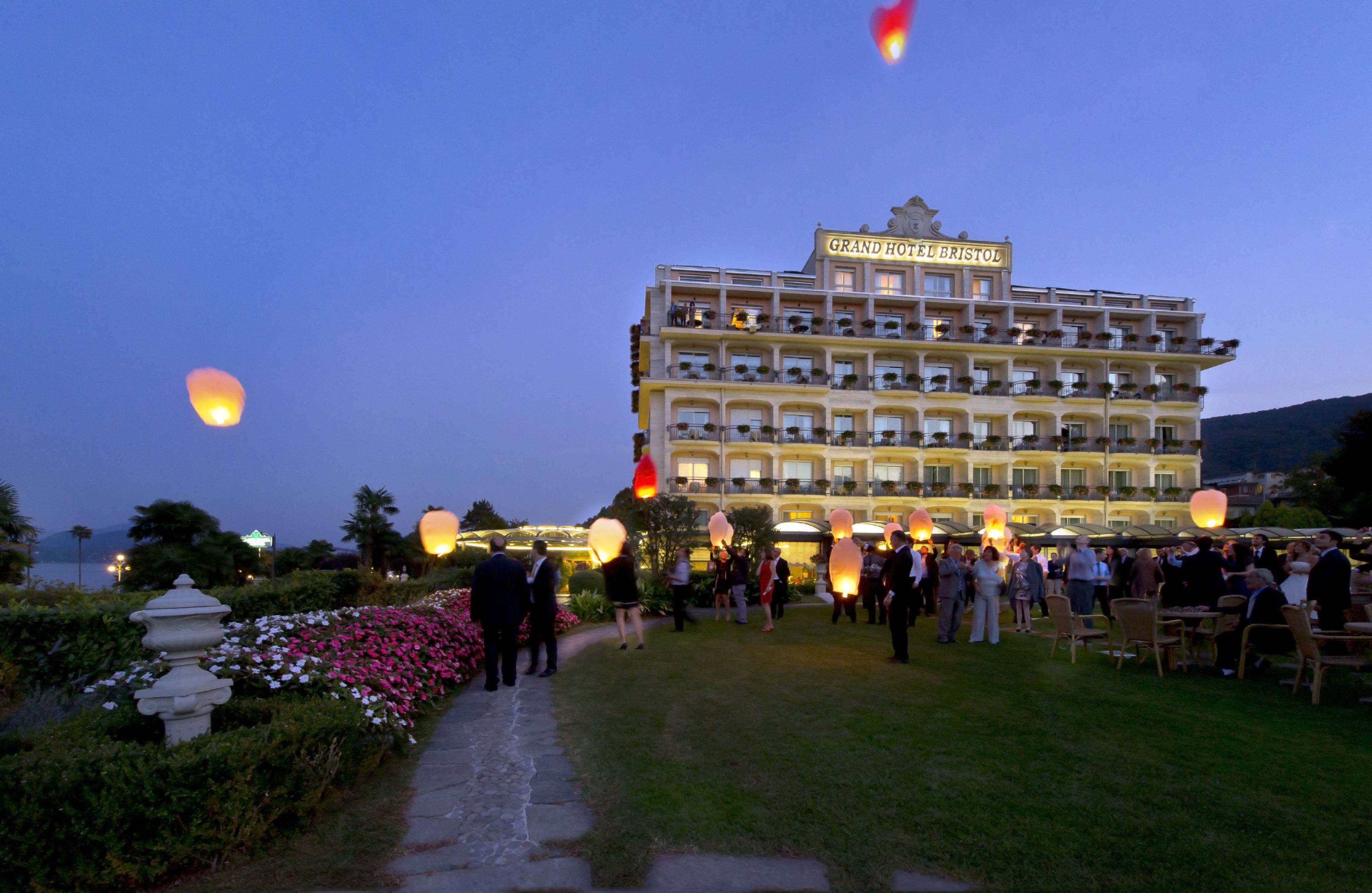 front of property – evening/night