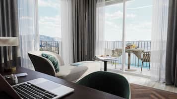 Senior Suite, Lake View | 1 bedroom, in-room safe, individually furnished, free WiFi