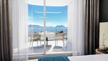 Suite, vista lago | Terrazza/patio