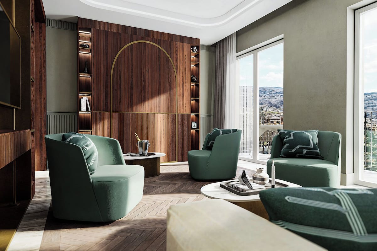 family 4 - camera quadrupla deluxe , lato monte | 1 bedroom, in-room safe, individually furnished, free wifi