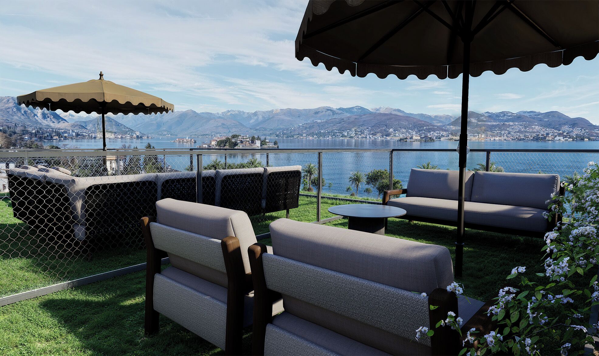 Family 4 - DELUXE, vista sul lago o sulla piscina | Terras