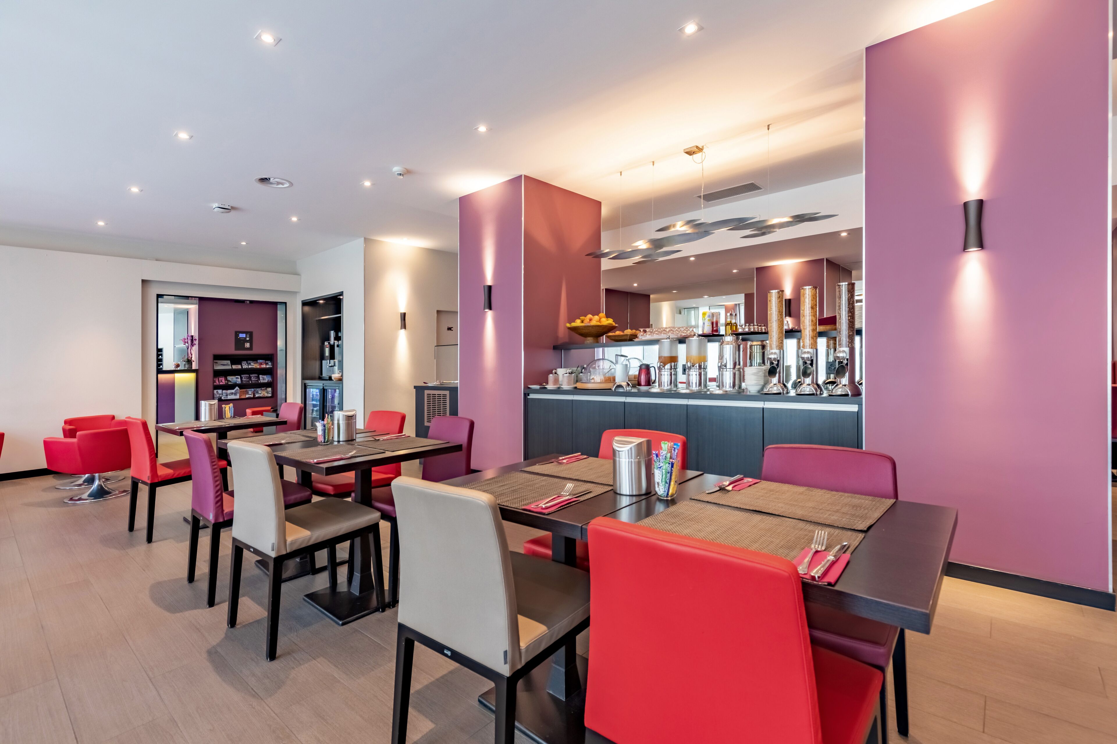 daily buffet breakfast (chf 19 per person)