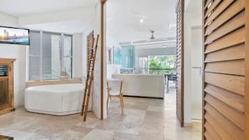 Pool Side Suite | 1 bedroom, premium bedding, individually decorated