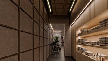 Bilik rawatan pasangan, sauna, tab panas, bilik wap