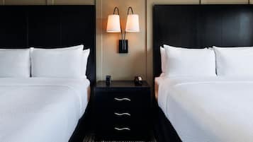 Room, 2 Queen Beds, Poolside | Down comforters, desk, laptop workspace, soundproofing