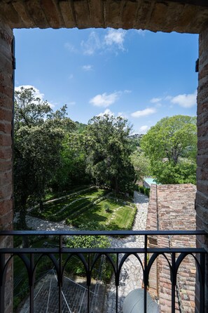 Exterior detail - Palazzo Viviani Castello di Montegridolfo  (Montegridolfo)