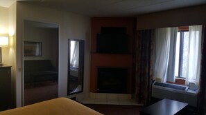 Individually decorated, individually furnished, desk, blackout drapes