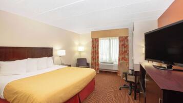 Individually decorated, individually furnished, desk, blackout curtains