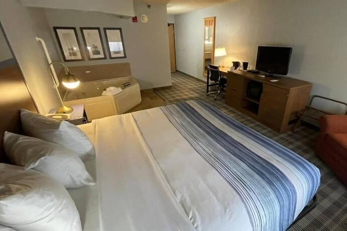 Ropa de cama de alta calidad y escritorio