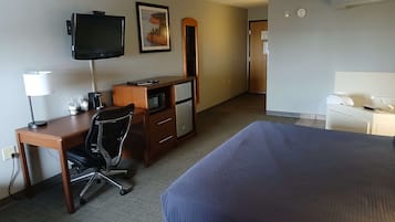 Skrivebord, arbejdsområde til bærbare computere, mørklægningsgardiner