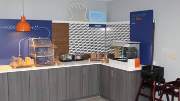 Free daily full breakfast