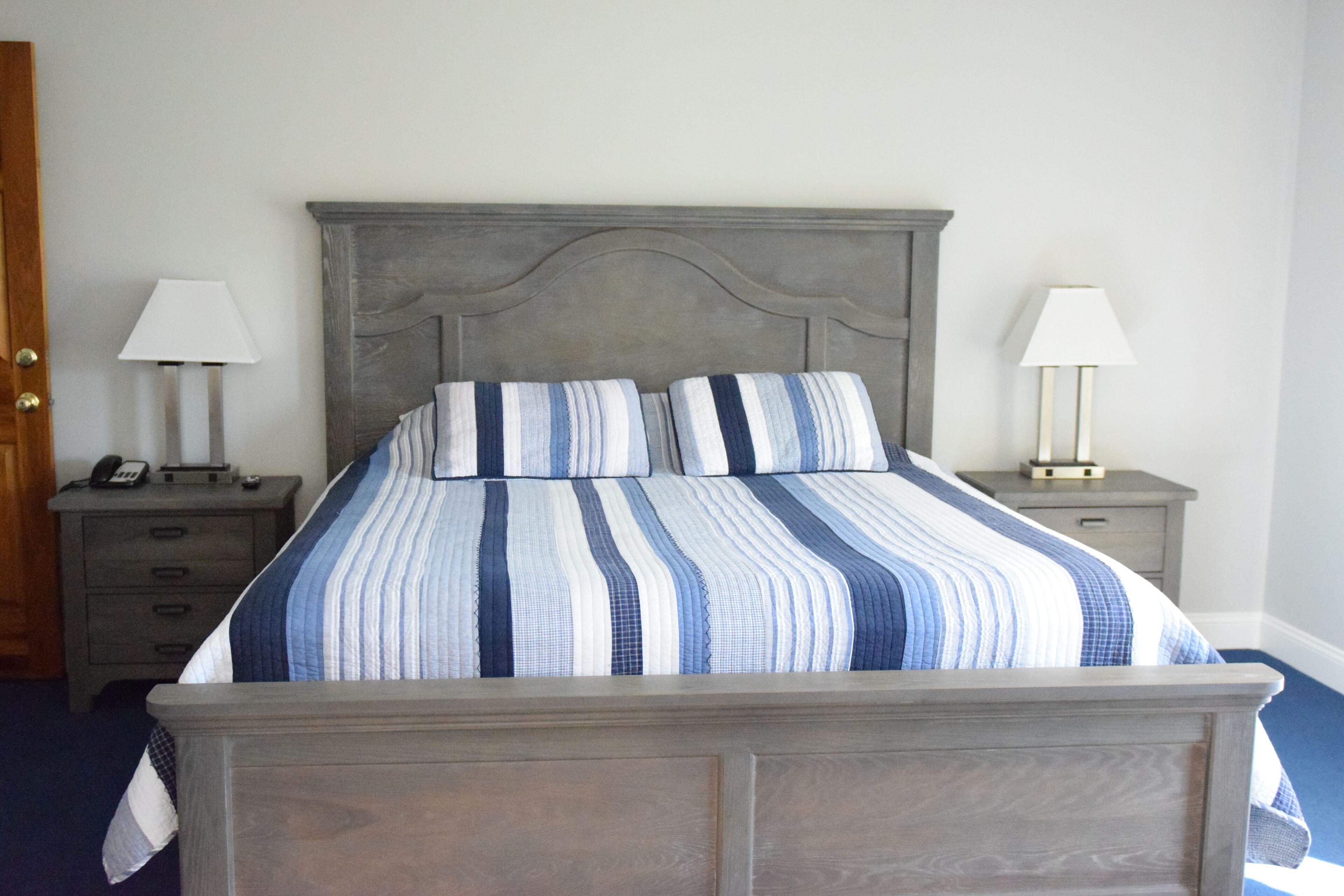 1 bedroom, desk, blackout curtains, iron/ironing board